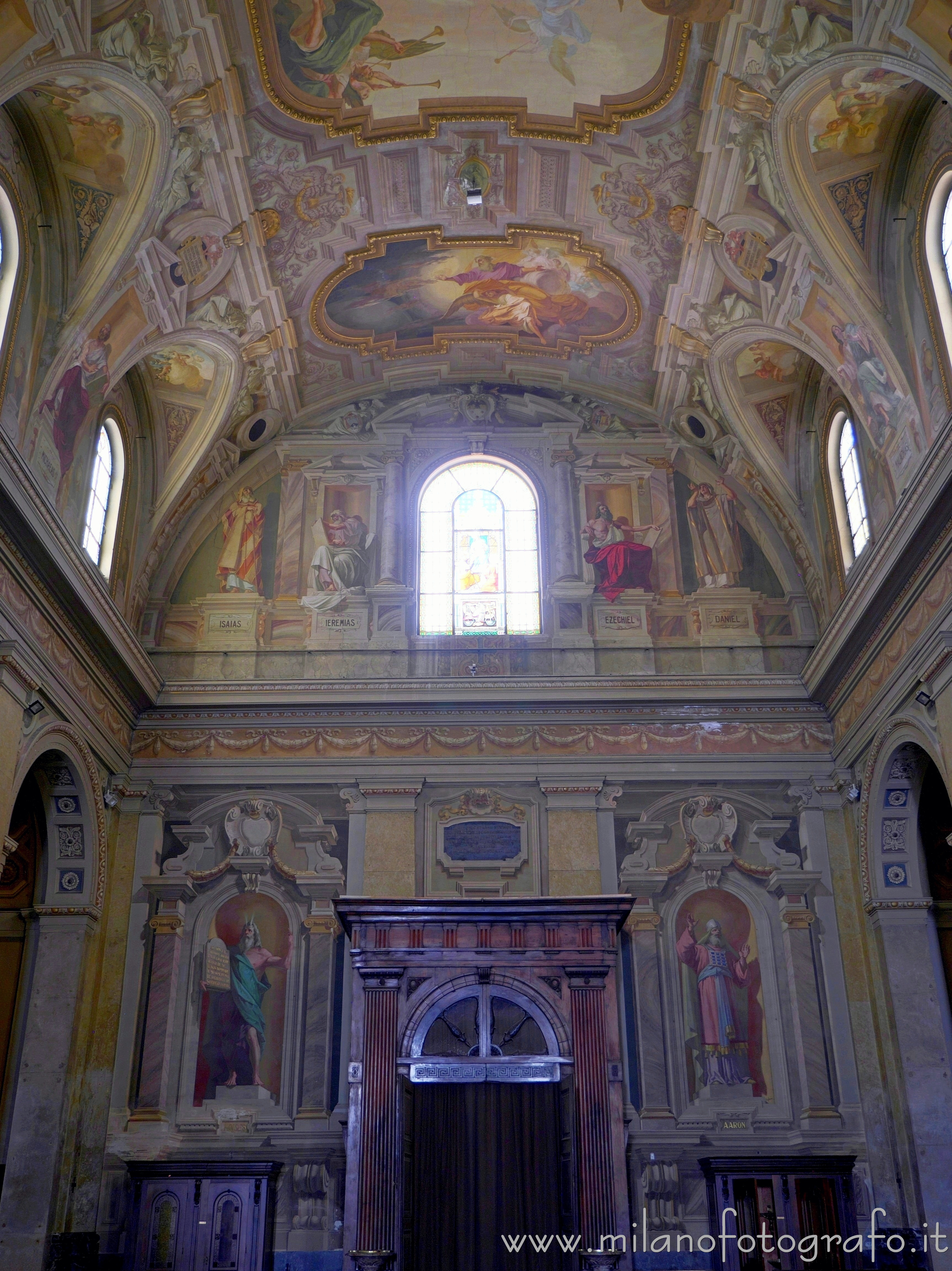 Busto Arsizio (Varese, Italy) - Counterfacade of the St. Michael the Archangel Church